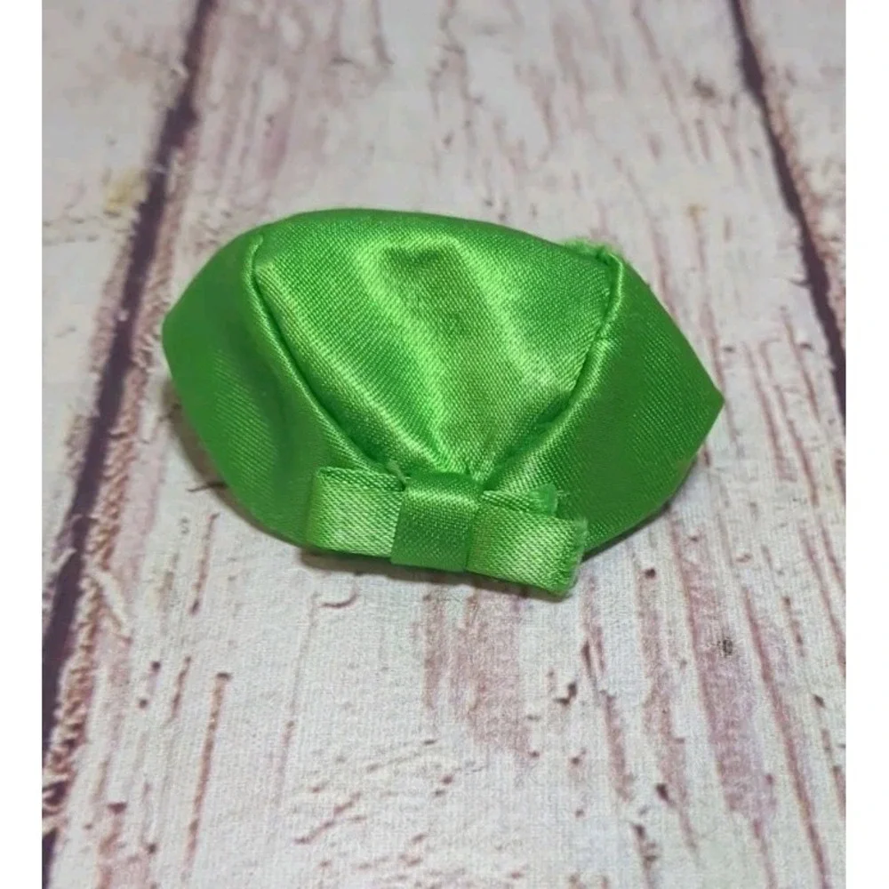 Vintage Barbie Outfit Theatre Date Green Pillbox Hat Only